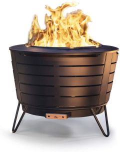 TIKI Brand 25" Stainless Steel Low Smoke Fire Pit